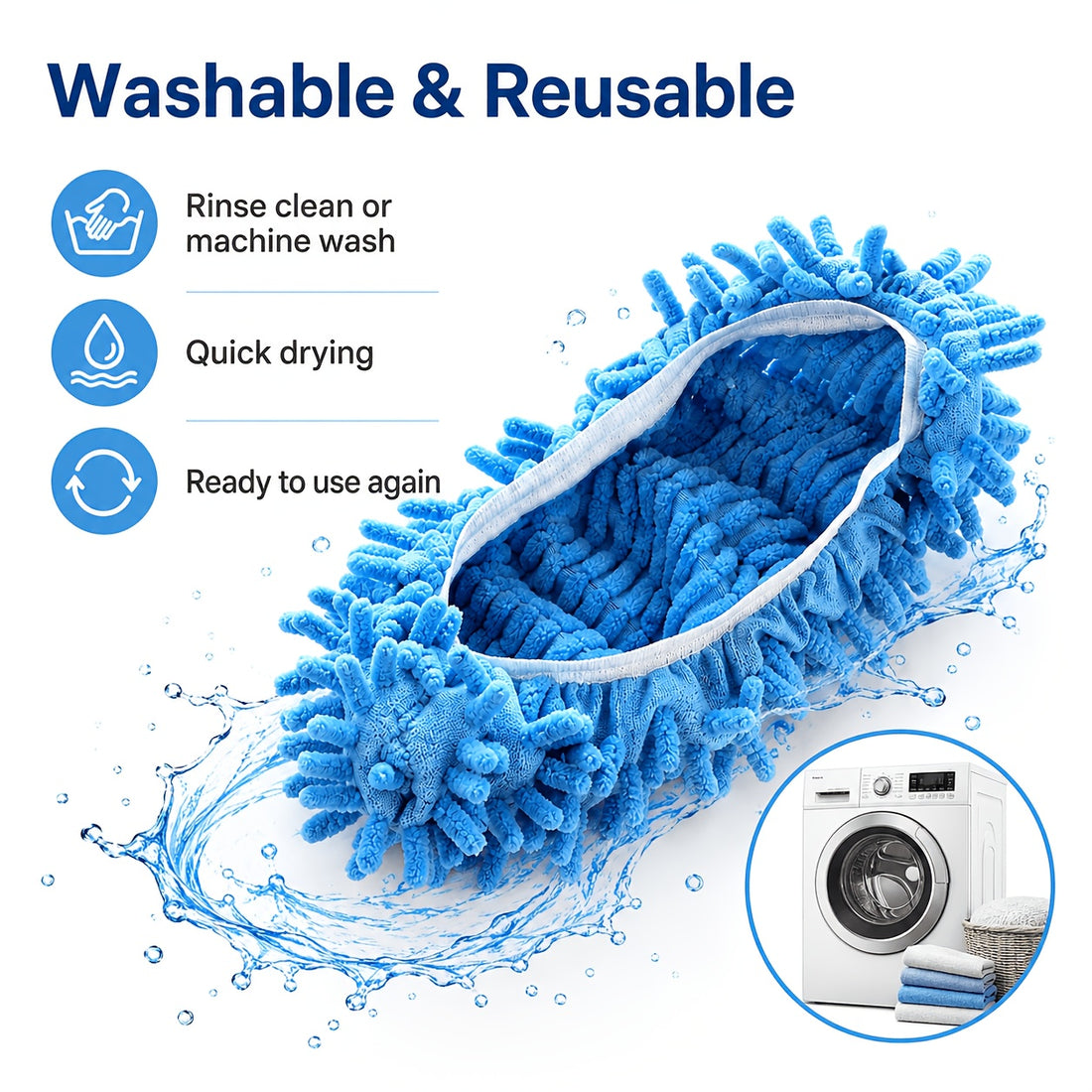ultra cleaning house blue mop slippers floor