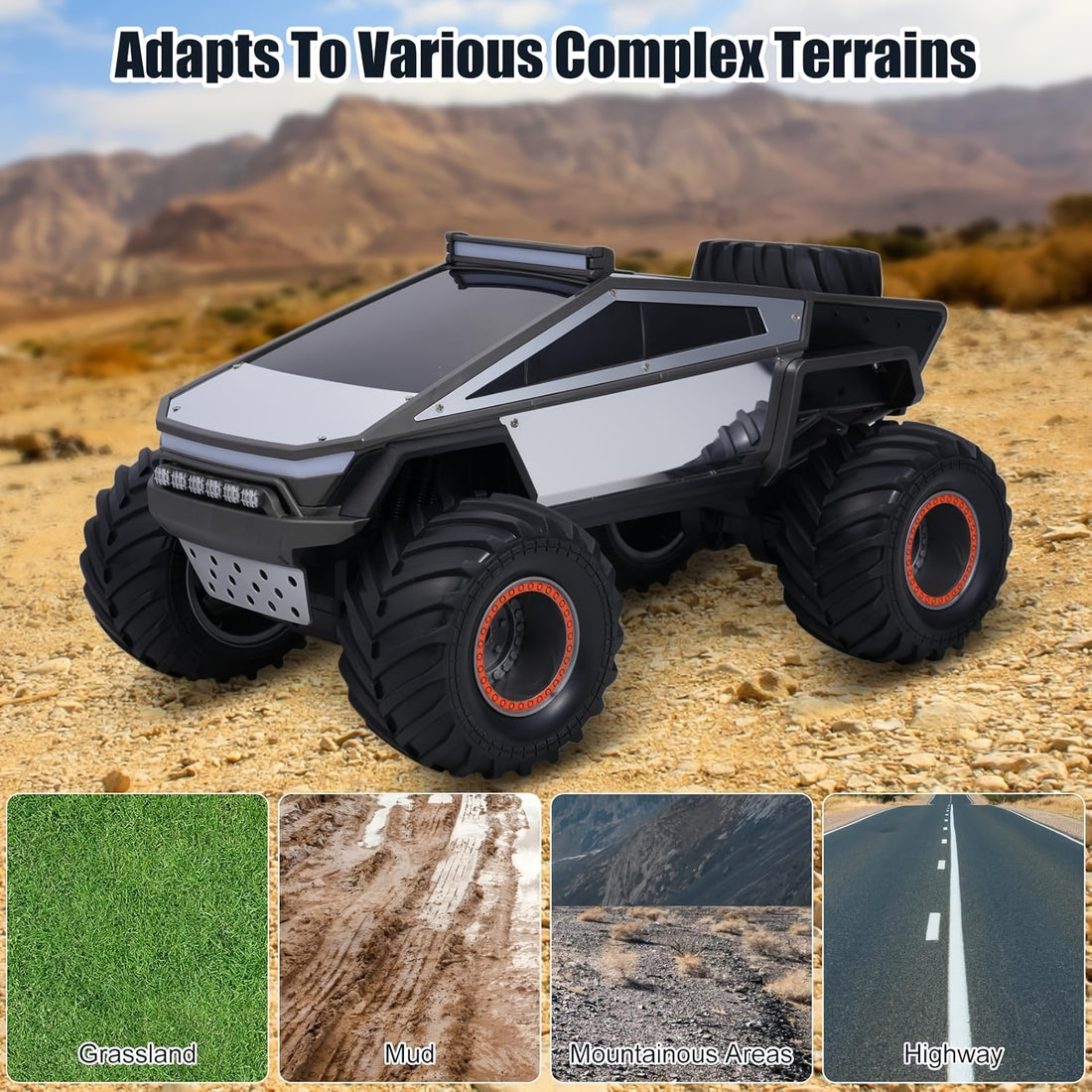 truck toy 2 4ghz 4wd terrain truck toy