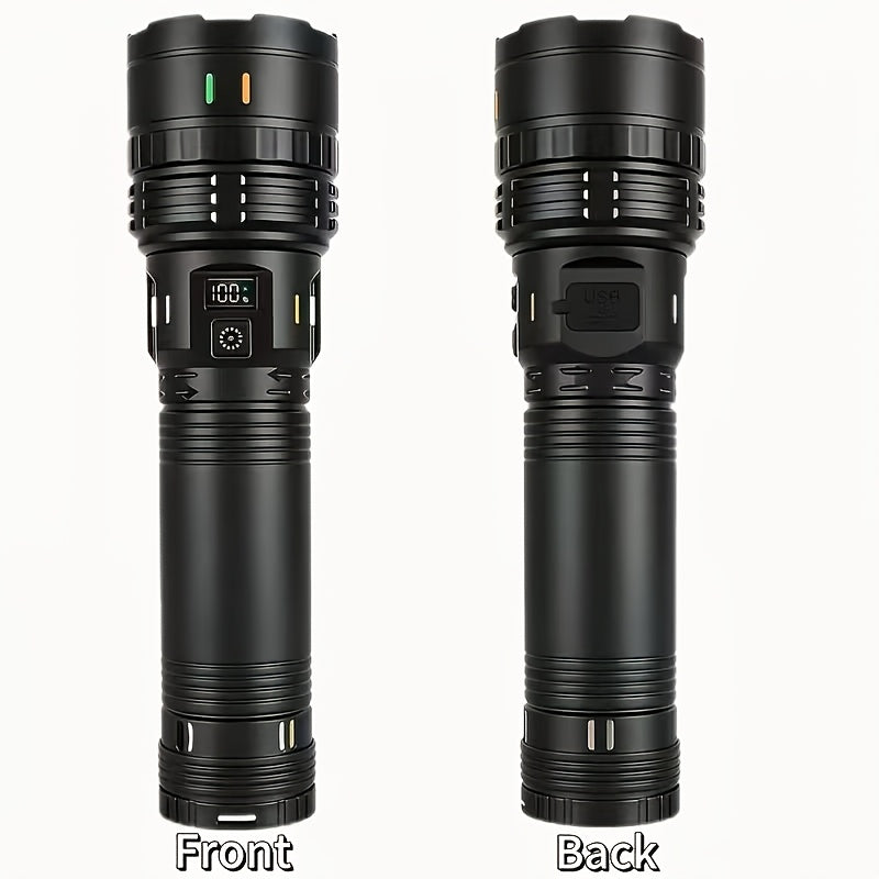 high power led flashlight features bright adjustable