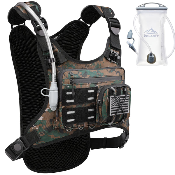 running vest 3l water bladder lightweight adjustable chest