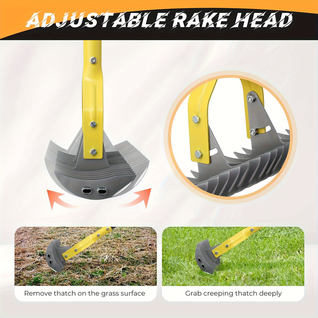 thatch rake lawn 15in thatching rake