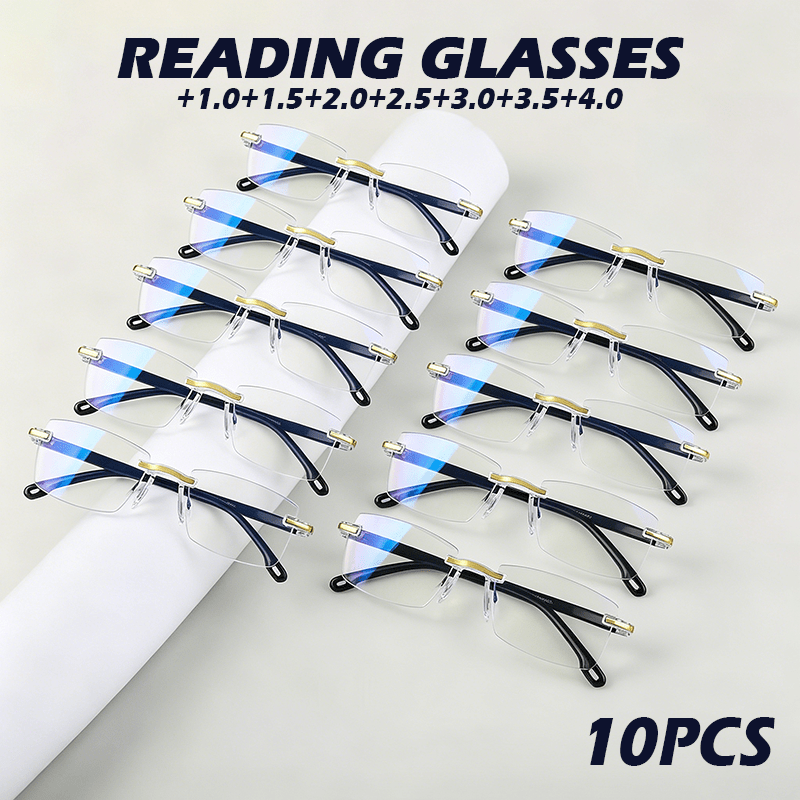value 10pcs set glasses luxury diamond cut