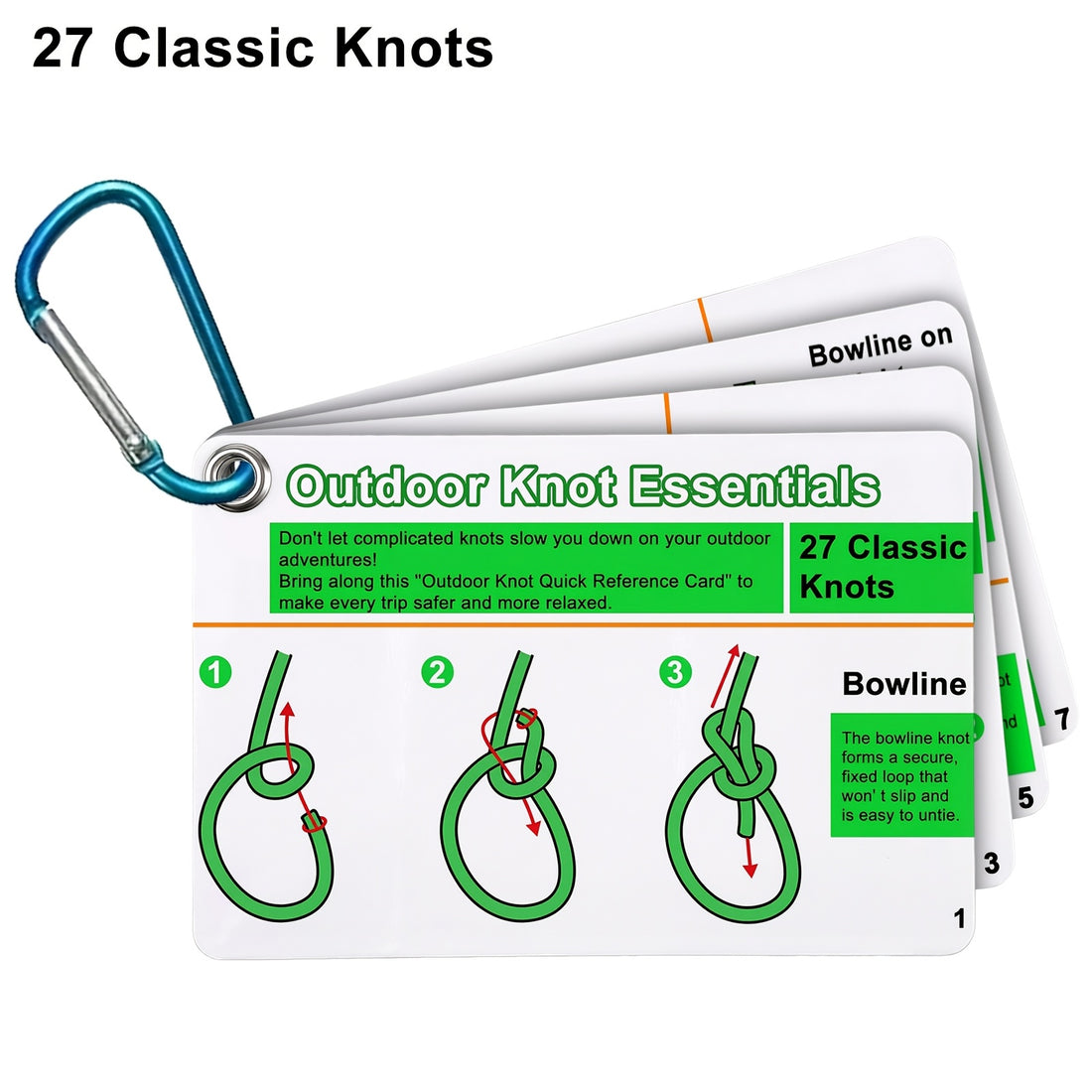 outdoor knots reference guide 27 essential knots