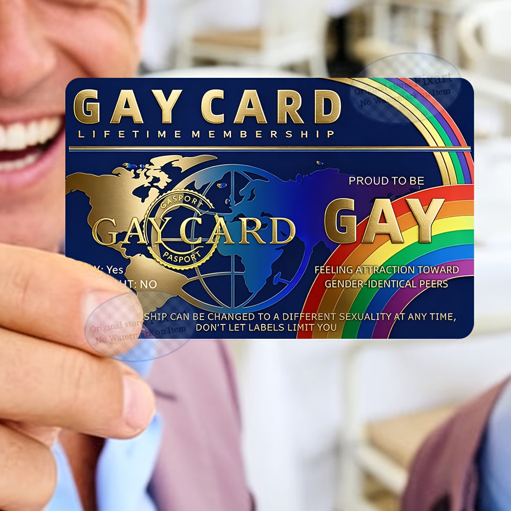 1 3pcs pride membership card