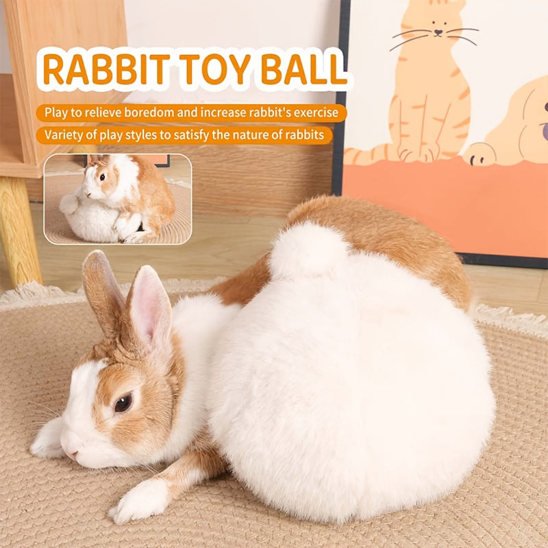 rabbit soothing plush chewable rabbits cage