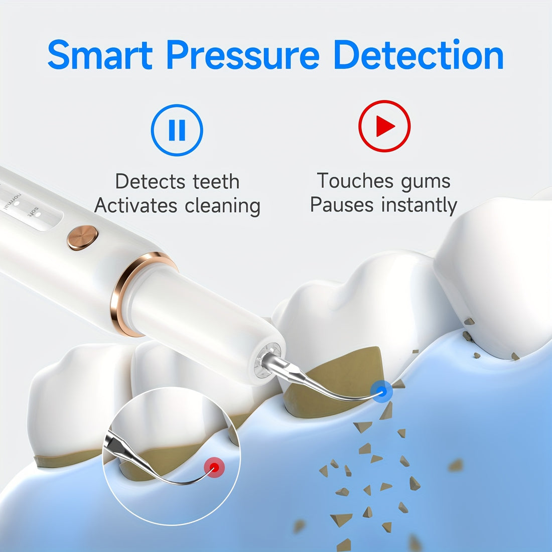 rechargeable tooth cleaner 5 speed ipx6 splash