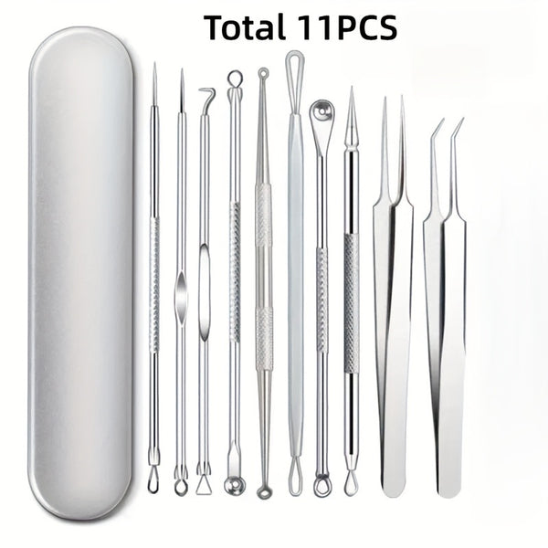 11pcs professional needle set ultra stainless