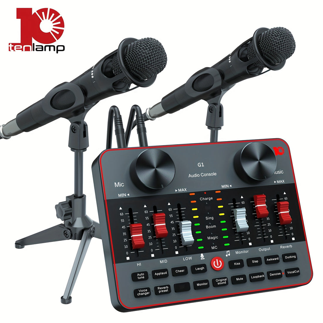 podcast equipment bundle in one audio interface dj mixer 2