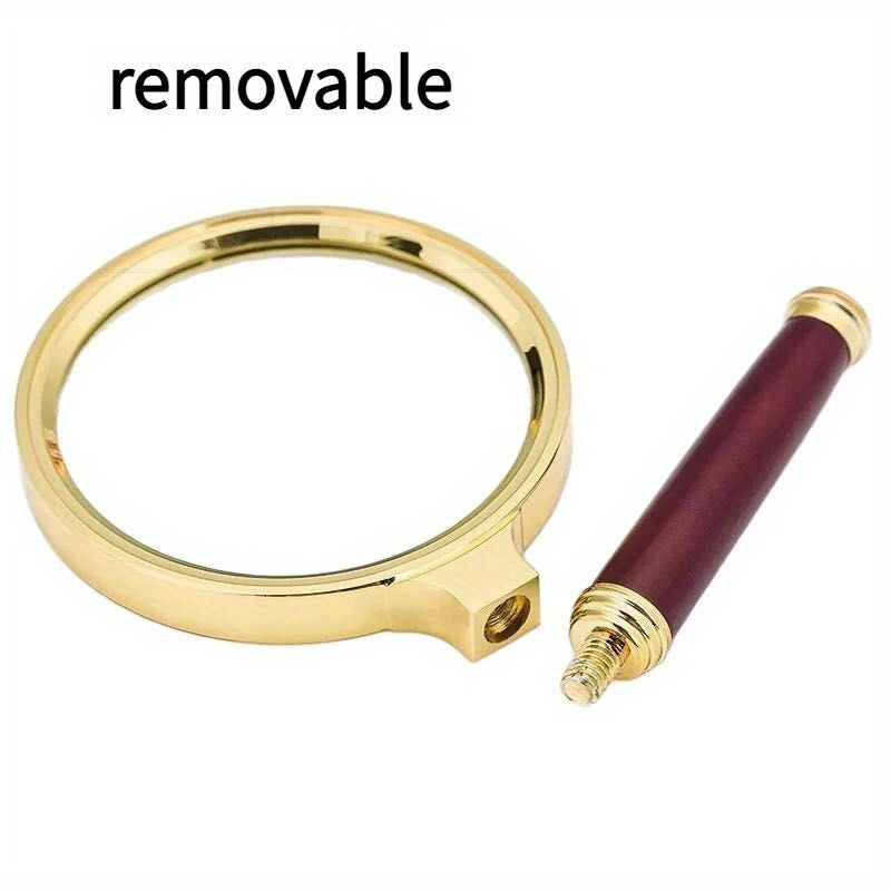 1pc metal magnifying glass 50 definition handheld