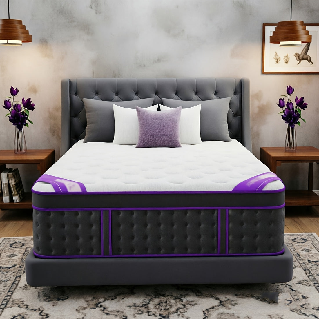 10 12 14 inch mattress full queen king sizes