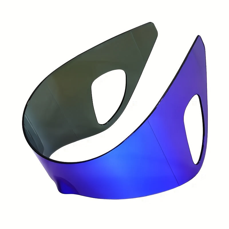 unisex oversized wrap around rimless mask fashion