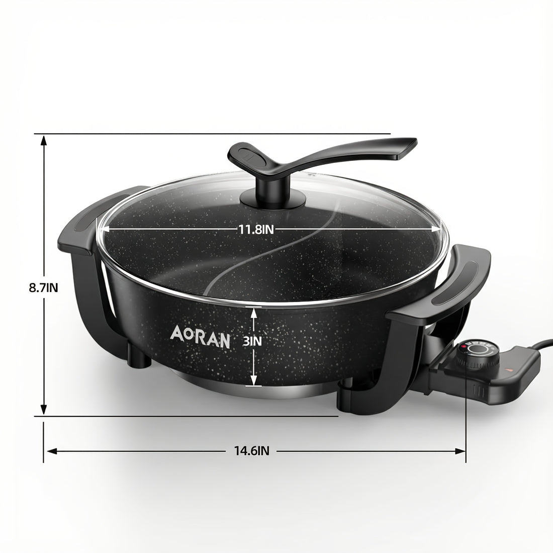 yin yang pot large capacity non clean