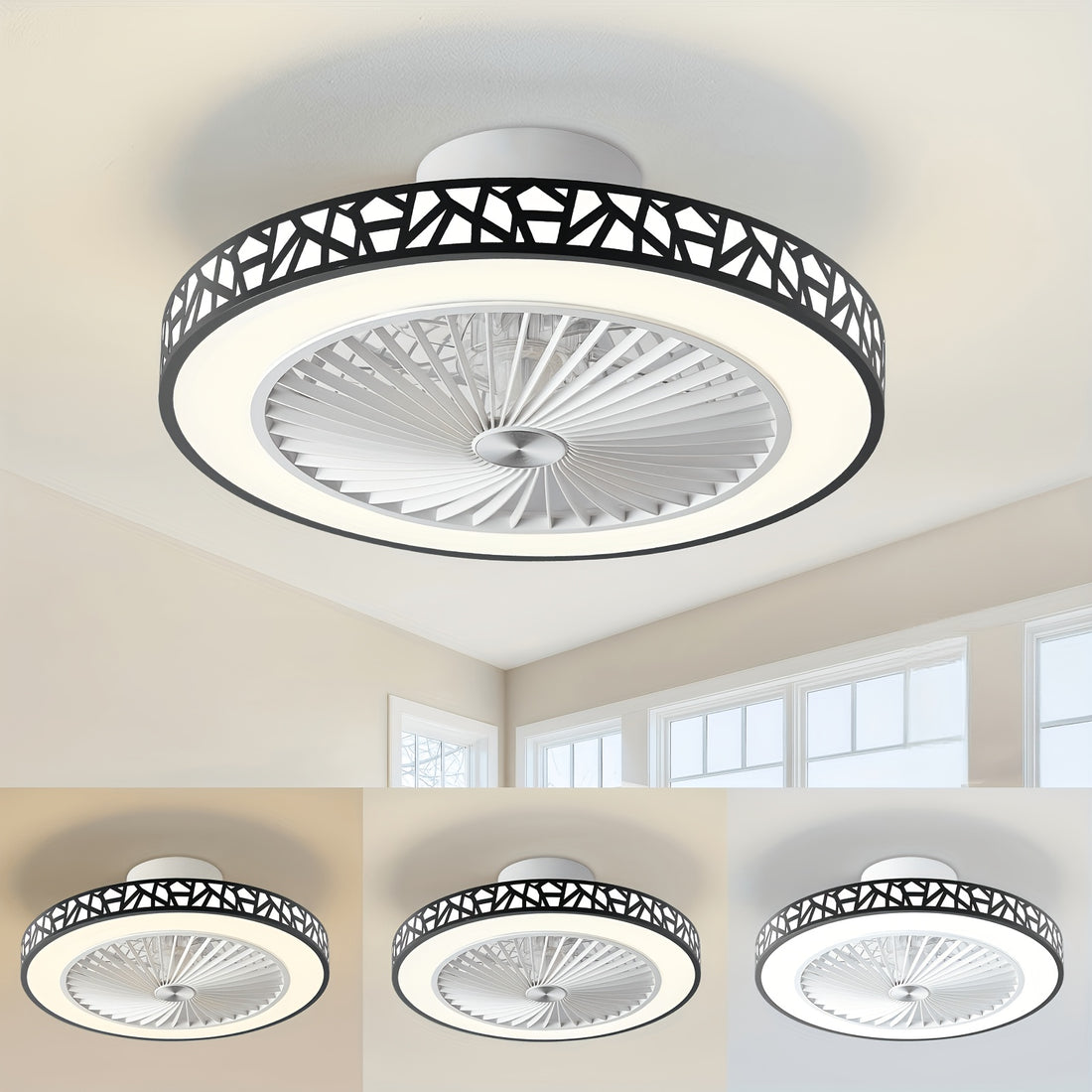 19 modern low profile ceiling fan 6 reversible