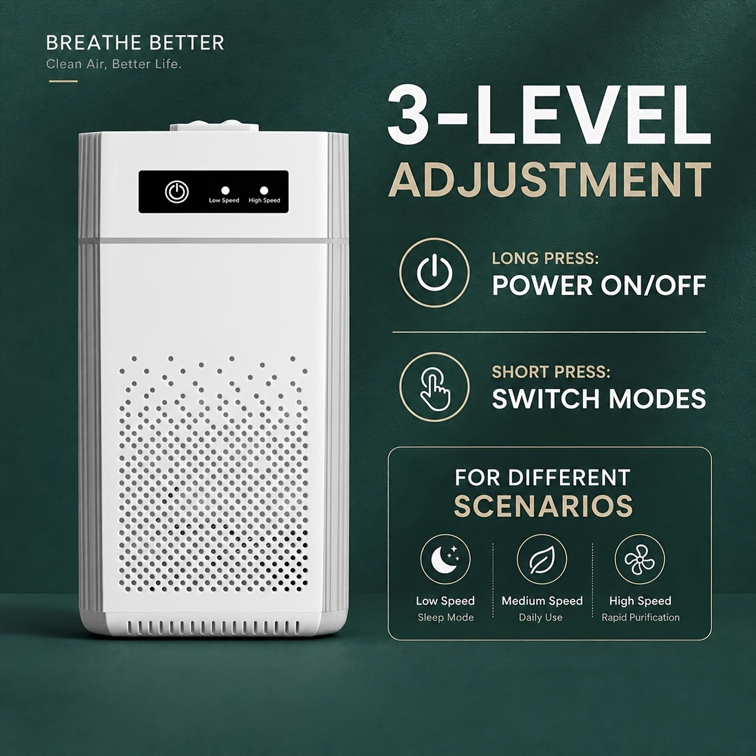 portable h13 grade true hepa filter