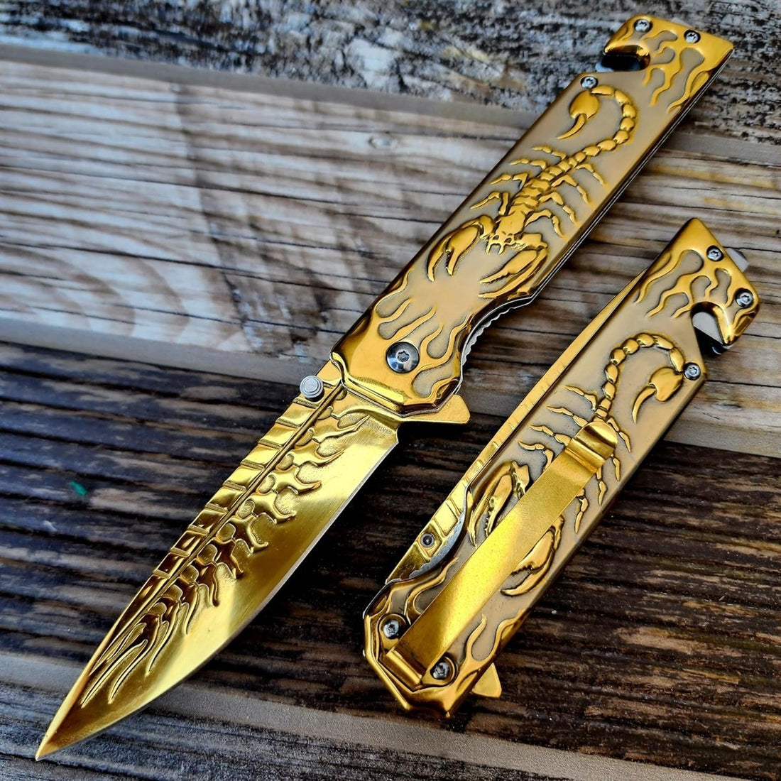 pattern folding knife outdoor camping pocket knife