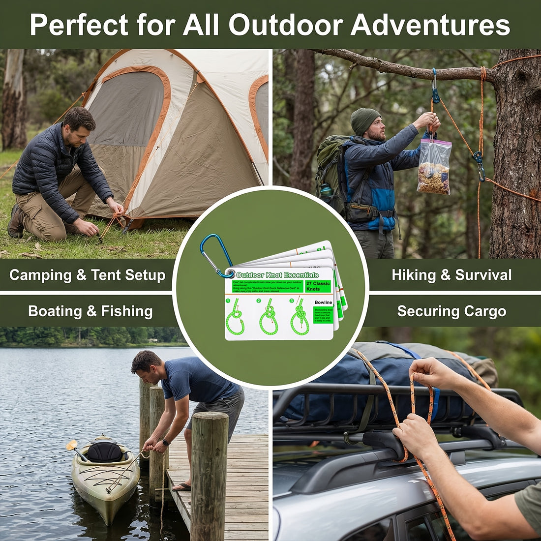 outdoor knots reference guide 27 essential knots