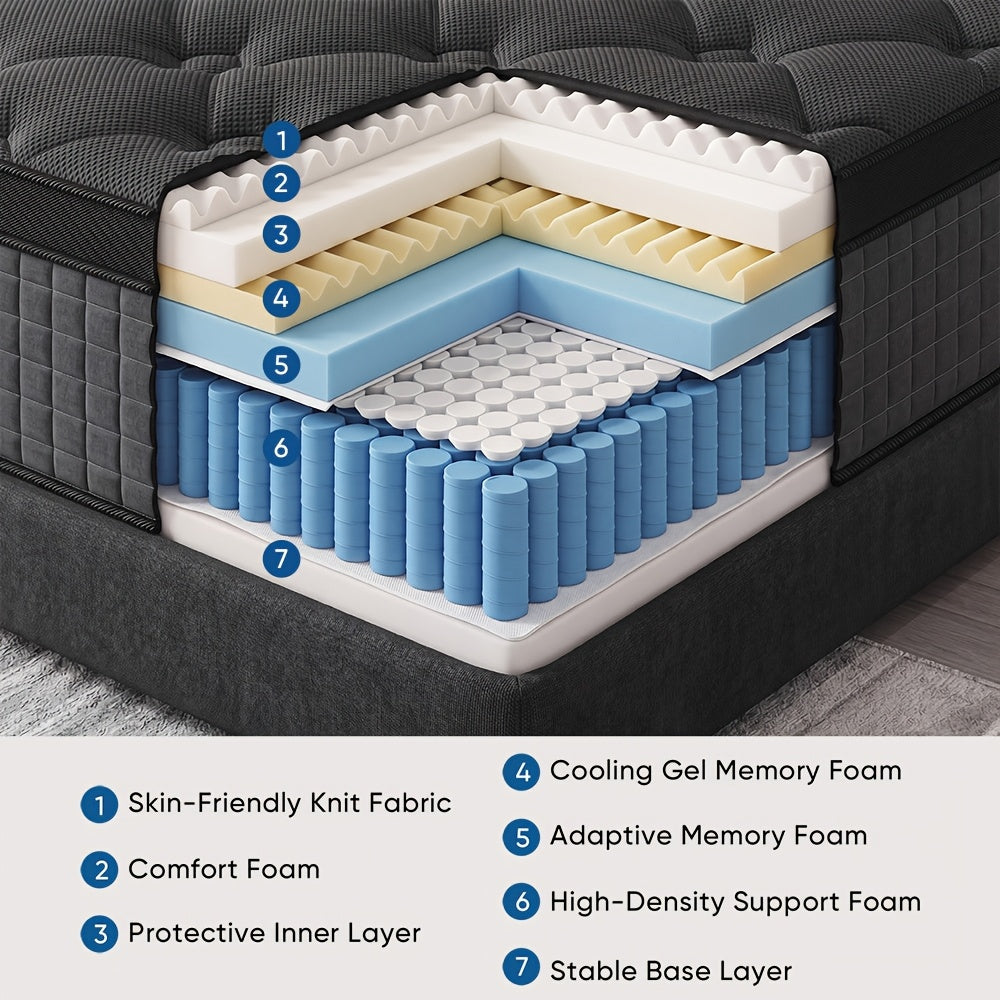 12 inch luxury mattress individual