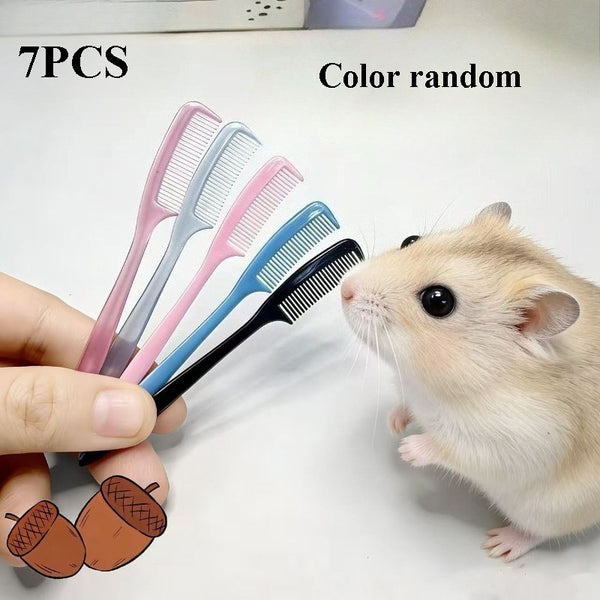 random 7pcs set grooming brush kit small animals