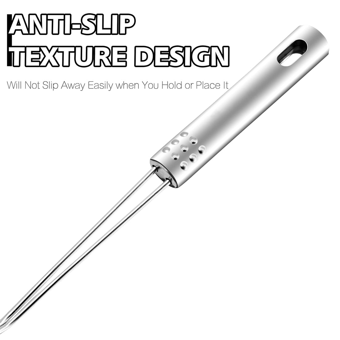 1 stainless steel web design strainer spoon