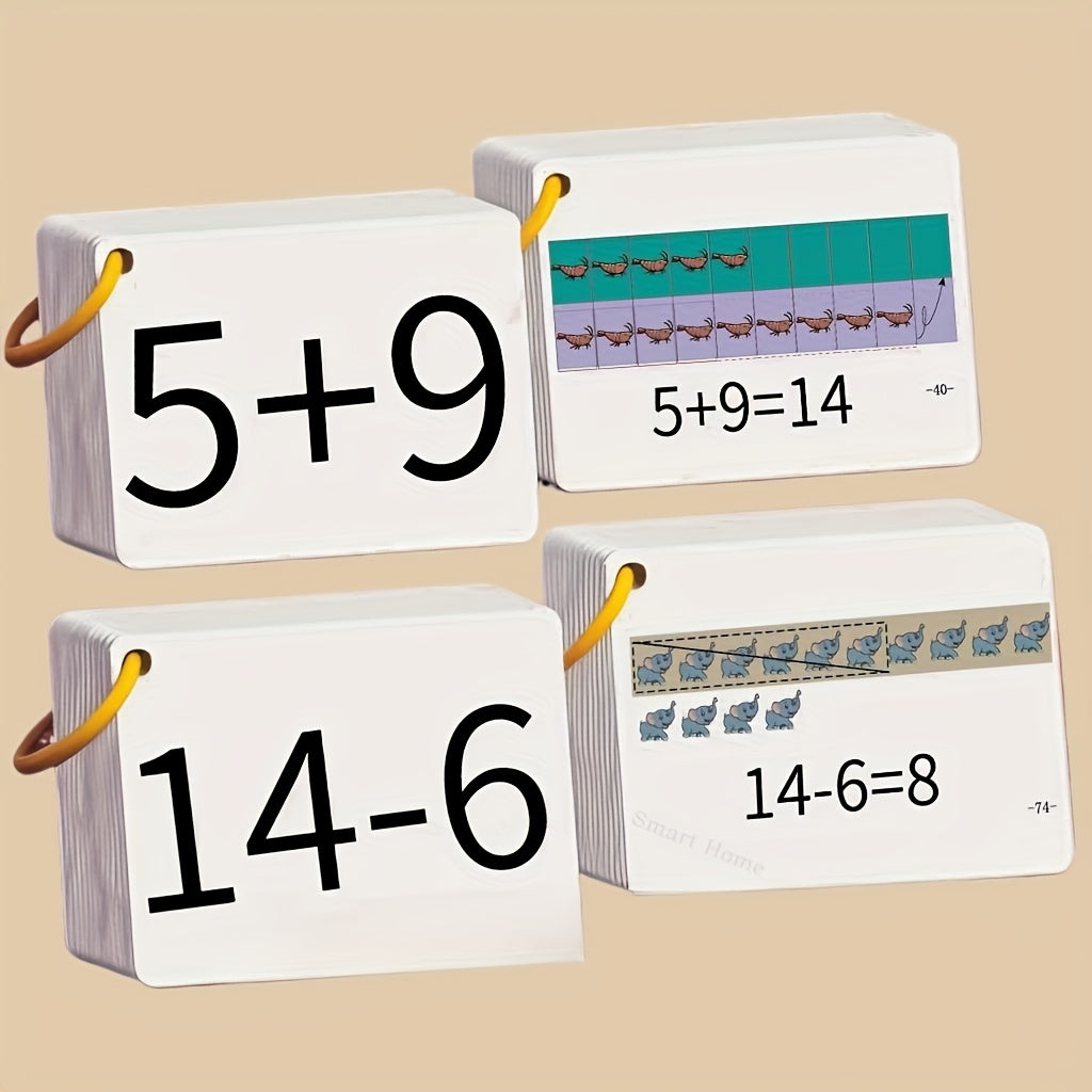 set 132 cards addition subtraction 0 10