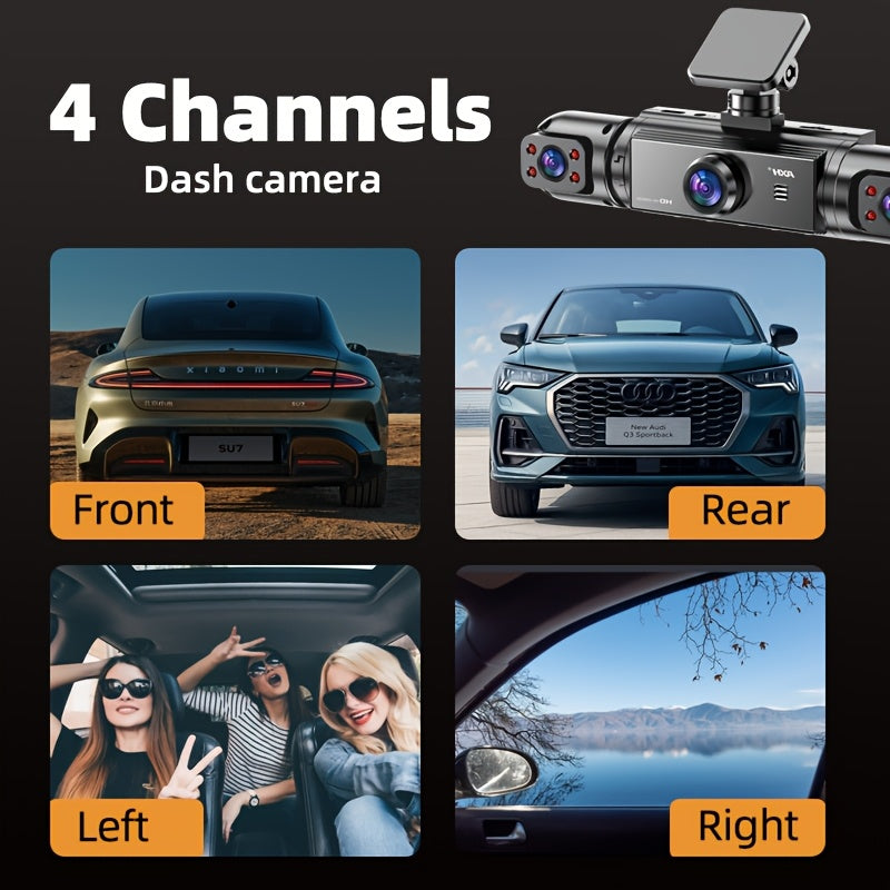 axh 360 panoramic 3 4 lens channel 1080p hd safety