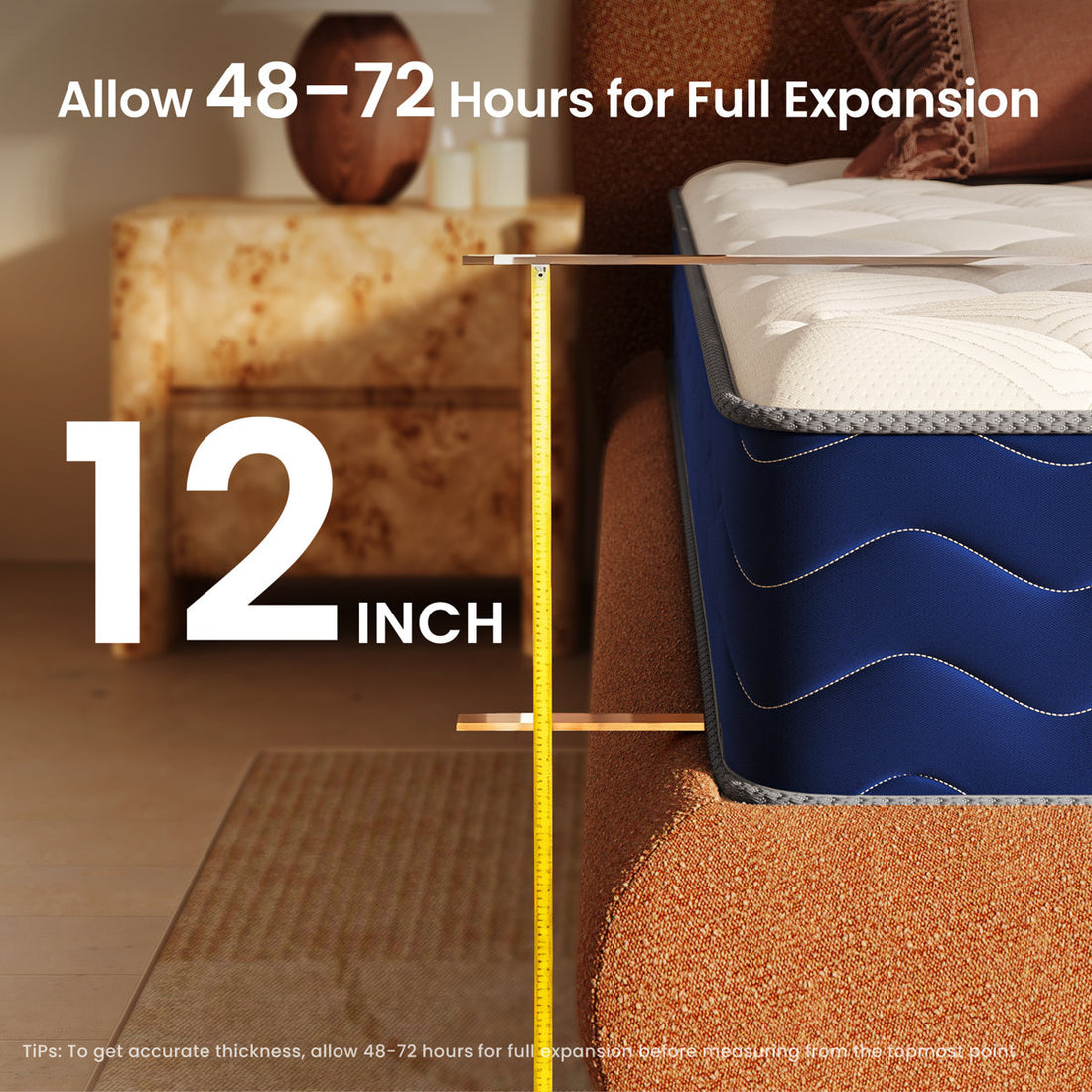 Alwyn Home Cool 8“ /10”/12” Extra Firm Gel Memory Foam Pocket Spring Hybrid Mattress