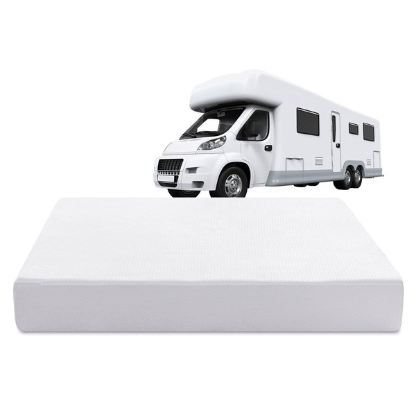 Alwyn Home Pacifica White RV Memory Foam MattressMedium Firm Feel, Breathable Memory Foam, Certified Safe Foams & Fabric, Mattress in A Box
