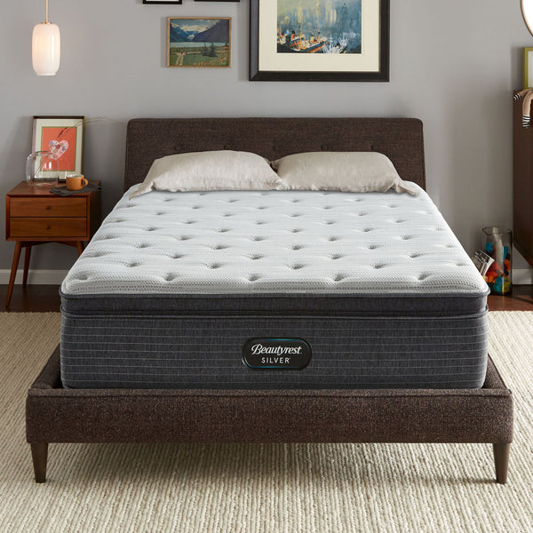 Beautyrest 15" Plush Pillow Top Innerspring Mattress and Box Spring Set