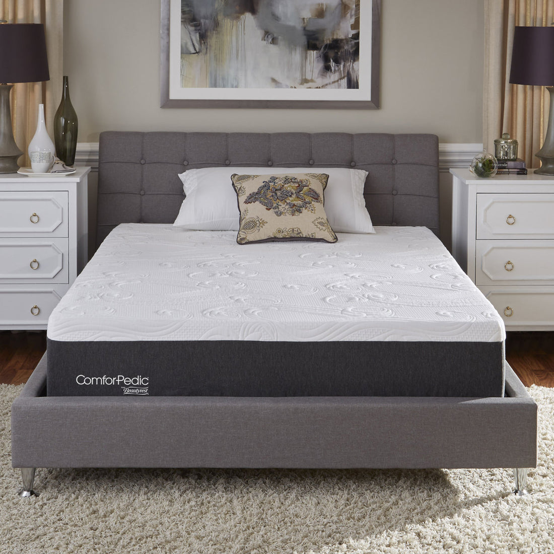 Comforpedic From Beautyrest Medium HYPURGel Memory Foam Mattress