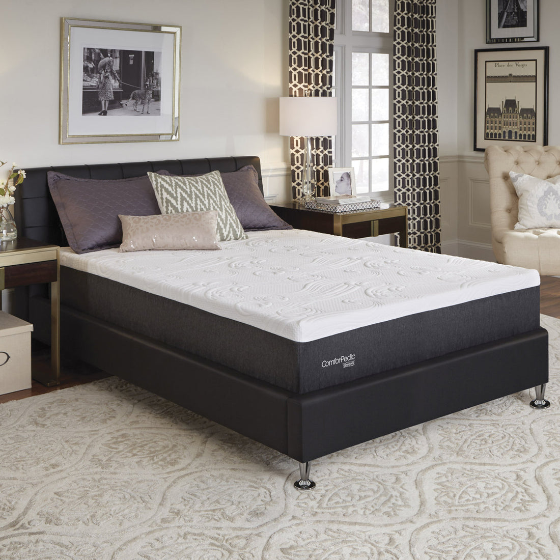 Comforpedic From Beautyrest Medium HYPURGel Memory Foam Mattress