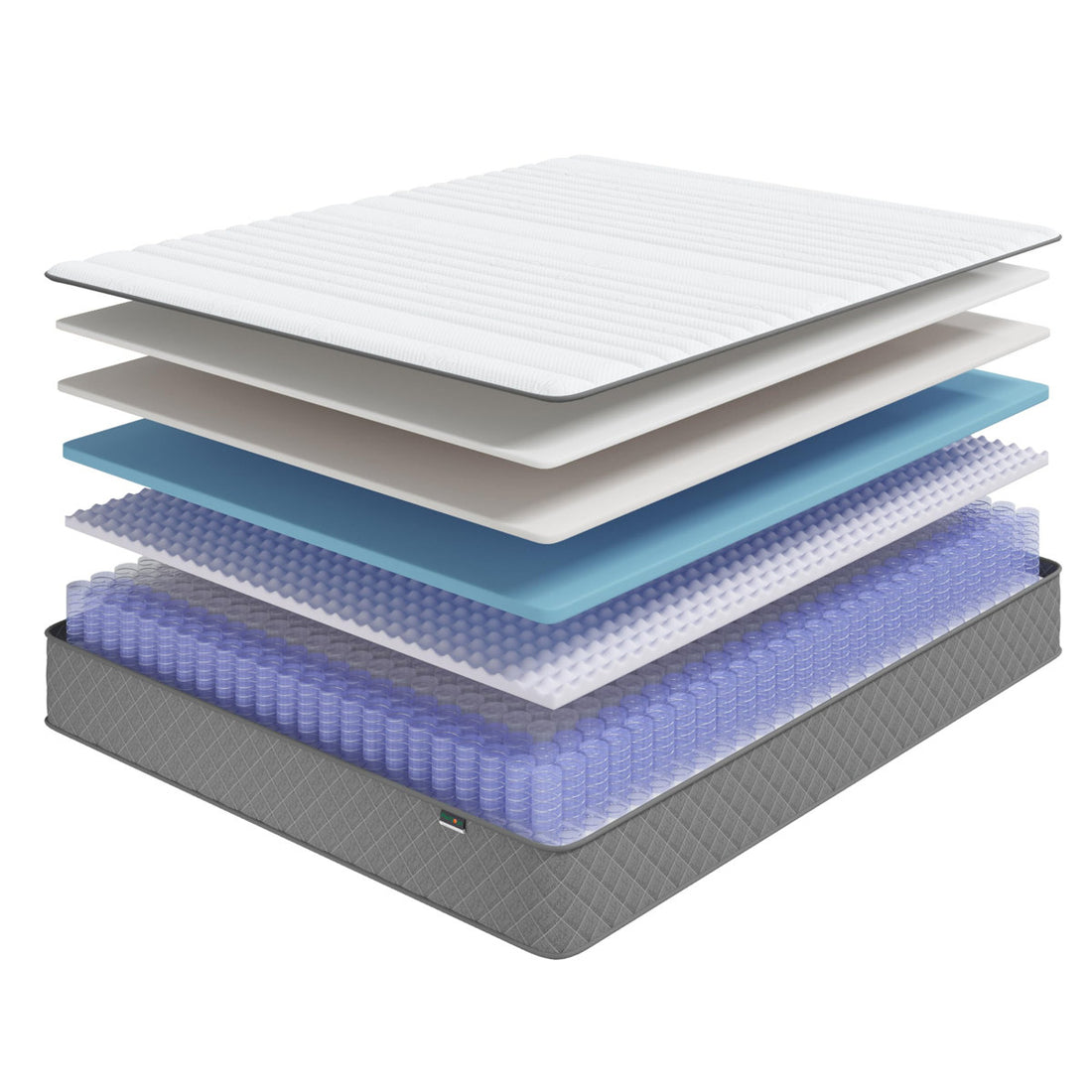 Firm Mattress Cooling-Gel Memory Foam And Pocket Spring Hybrid Mattress, Mattress In A Box, Certipur-US Certified