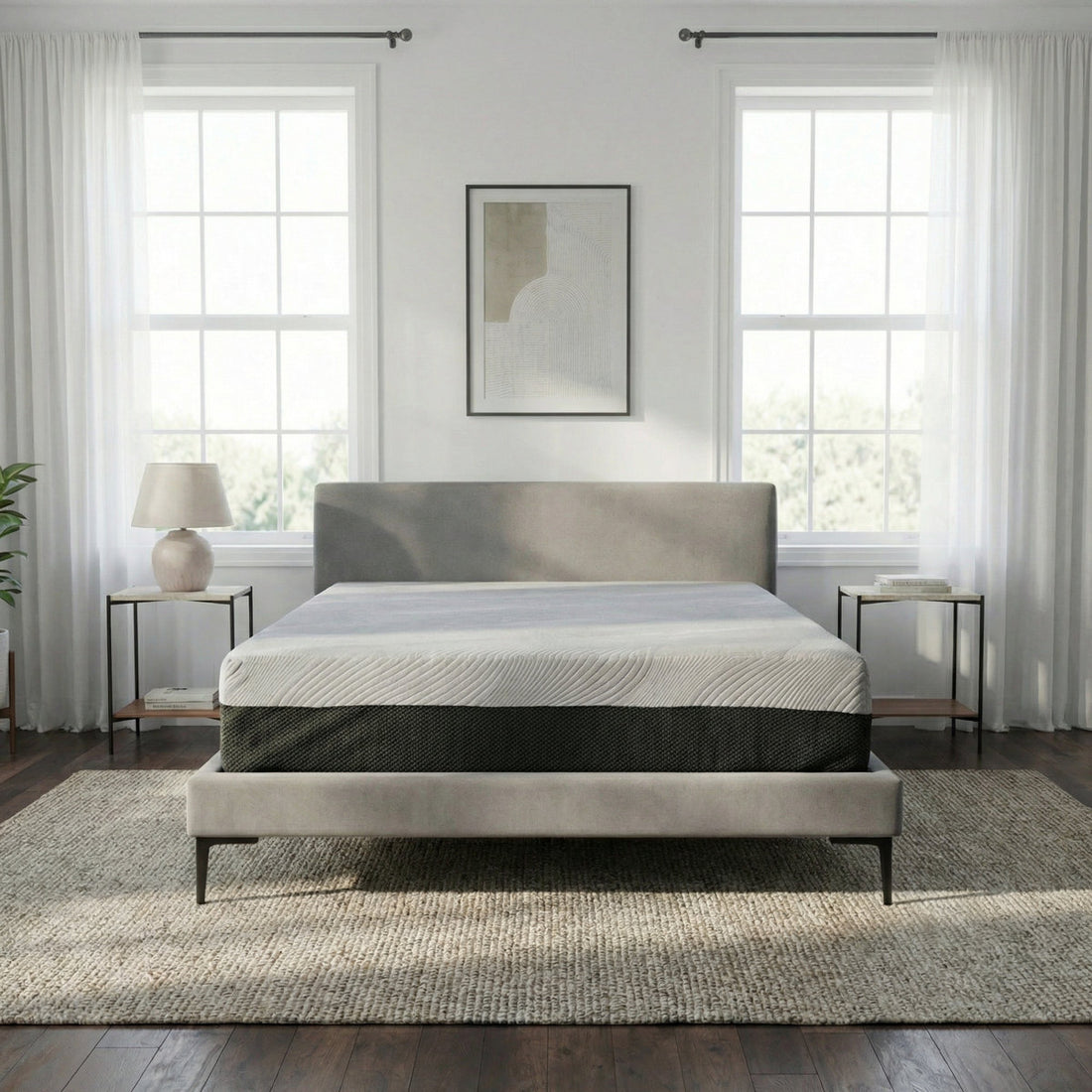 Kristi 12 Inch Soft Cooling Gel Memory Foam Twin XL CertiPUR US Certified Mattress in a Box