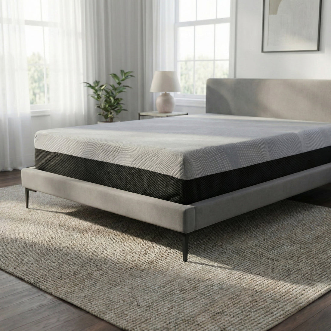Kristi 12 Inch Soft Cooling Gel Memory Foam Twin XL CertiPUR US Certified Mattress in a Box