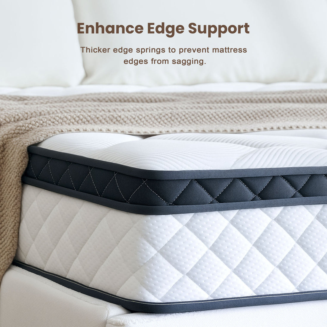 Medium Firm Memory Foam Hybrid Mattress in a Box