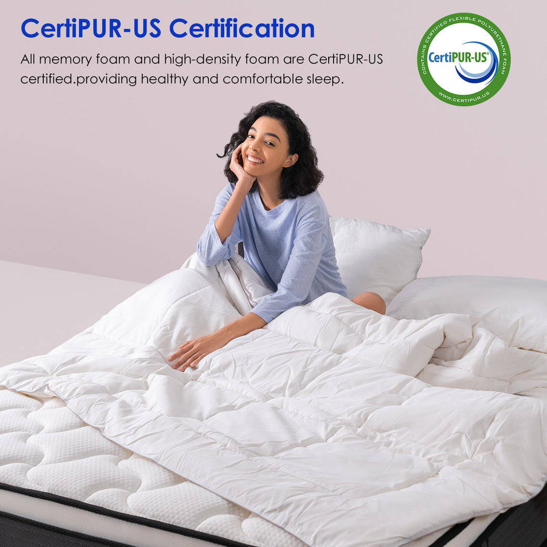 Medium Hybrid Last Foam Mattress in a Box Protaras