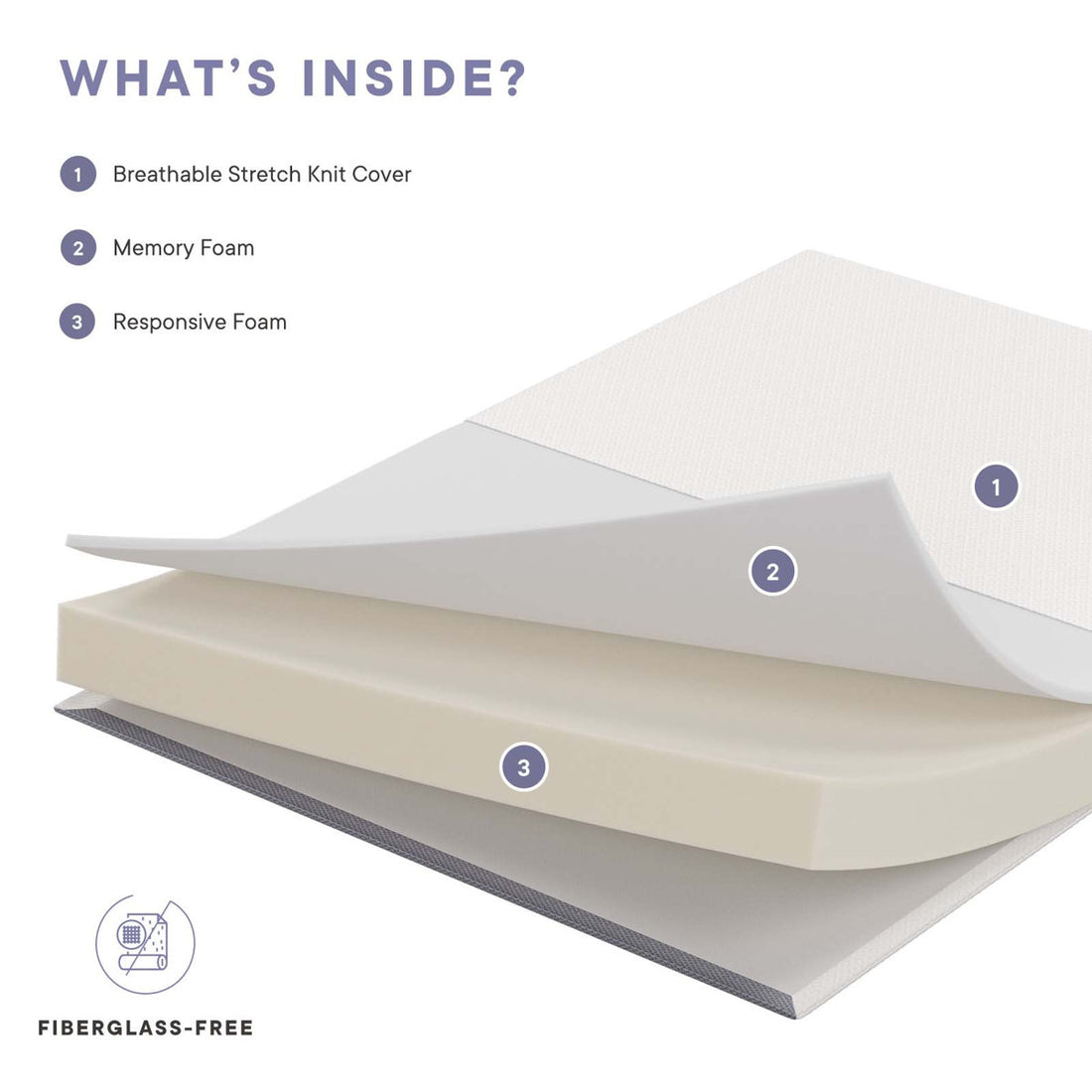 Modway Mila Firm 6" Fiberglass Free Memory Foam Narrow Twin Mattress