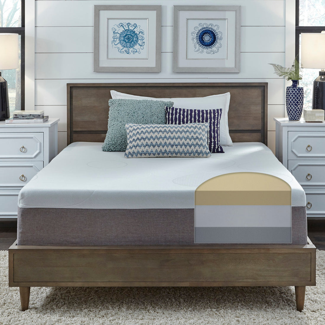 Otero Plush Memory Foam Mattress