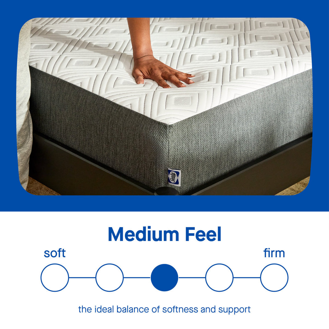 Sealy® To Go 10" Medium Memory Foam Mattress-in-a-Box