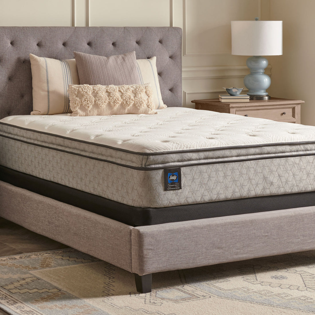 Sealy Essentials Oak Street 13" Plush Pillow Top Innerspring Mattress