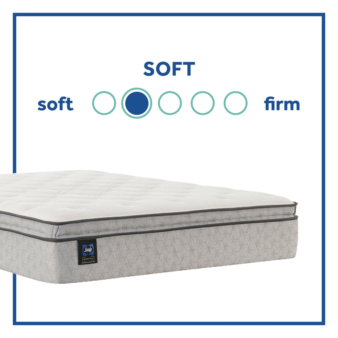 Sealy Essentials Oak Street 13" Plush Pillow Top Innerspring Mattress