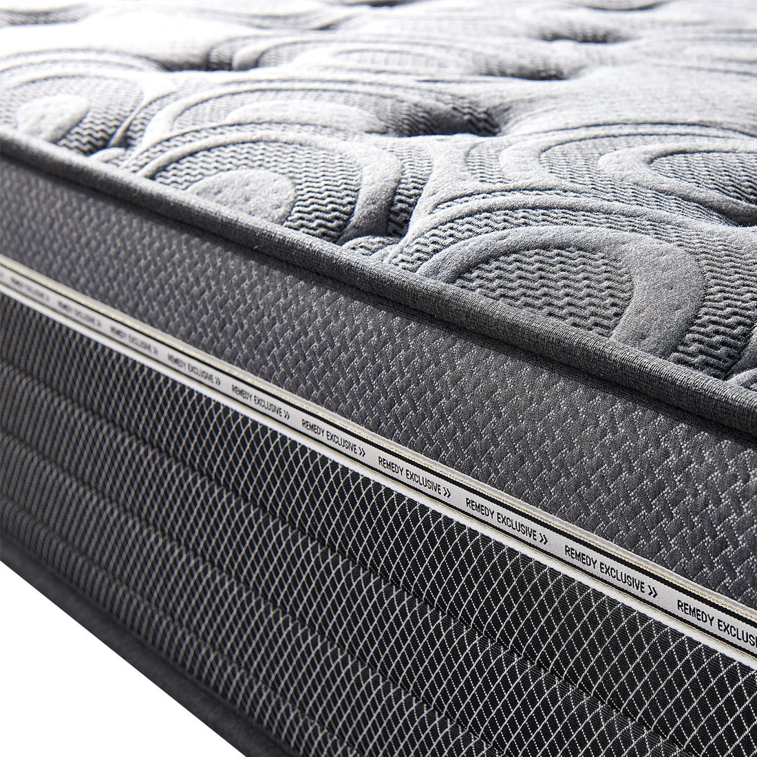 Sinegal Luxury 12" Medium-Firm Hybrid Mattress - Gel Memory Foam, Individually Wrapped Coils, Chic Jacquard Cover with Button Tufting
