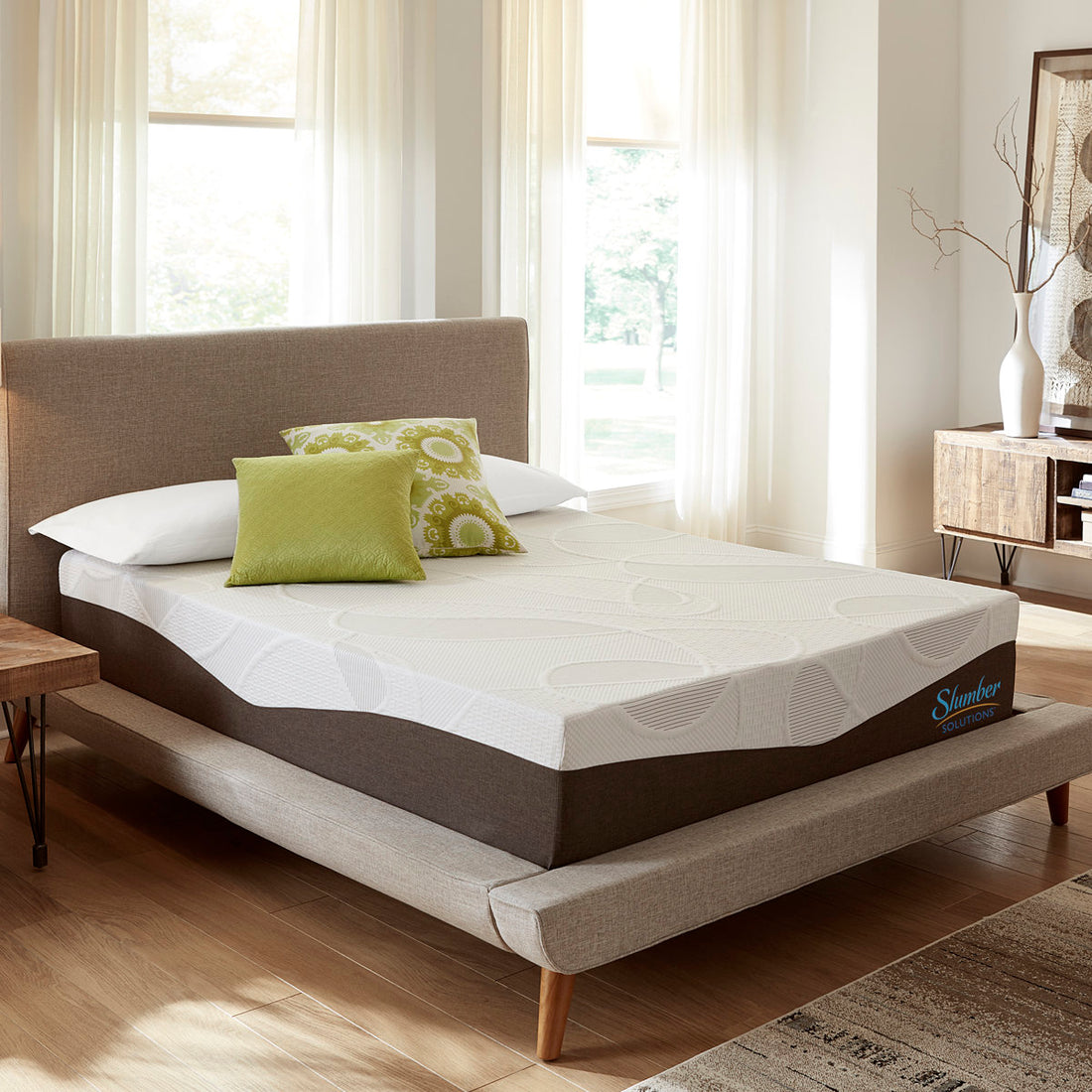 Slumber Solutions Firm Gel Memory Foam Mattress