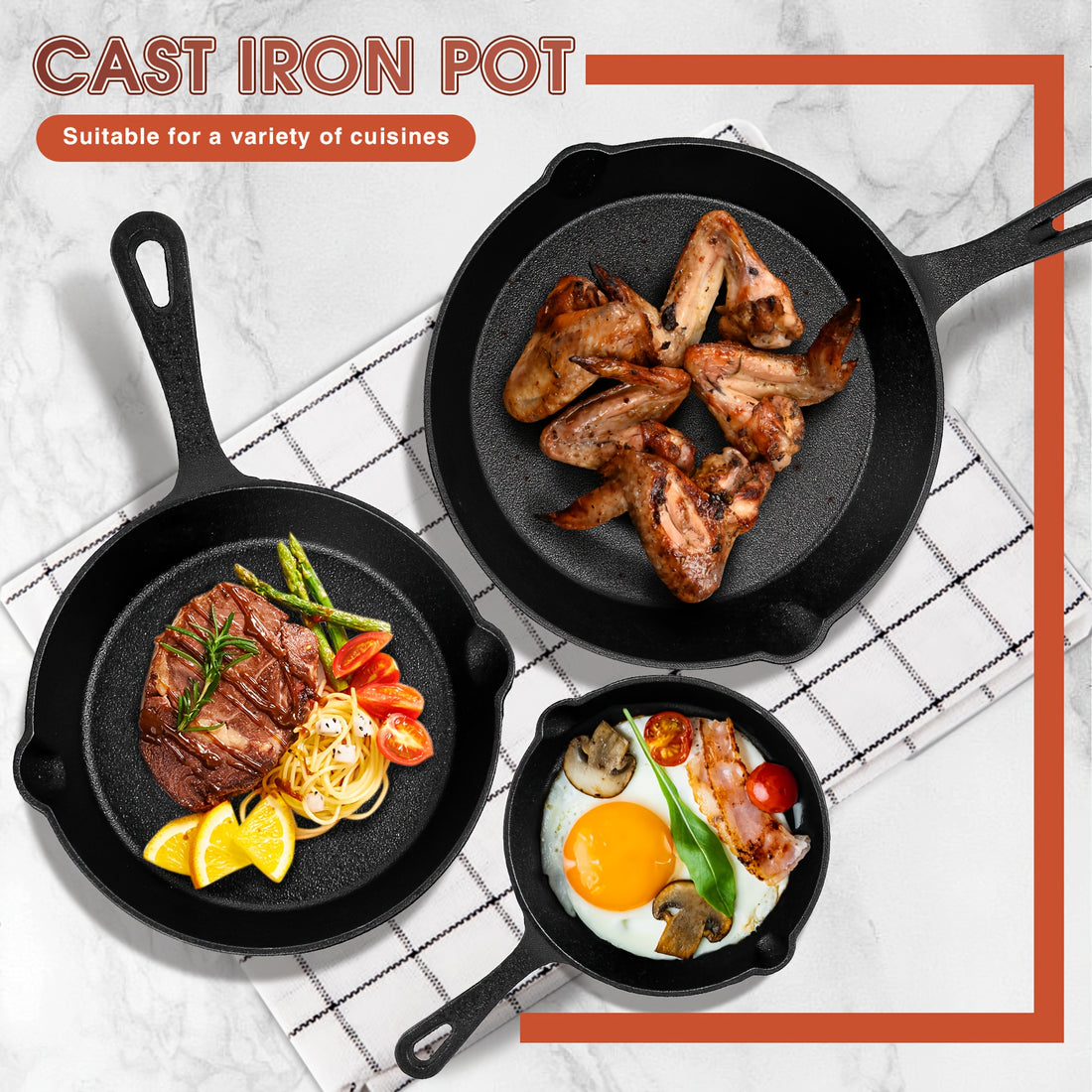 premium 3pcs set non stick drip