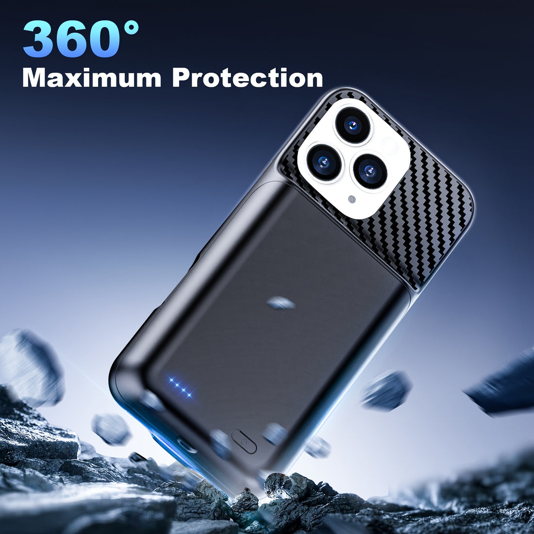 phone case 13800mah battery case 17 16 15 14 13 12
