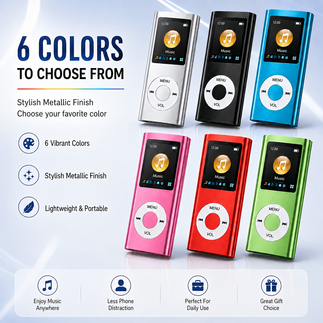 portable mp3 player stylish a 1 8 inch lcd screen