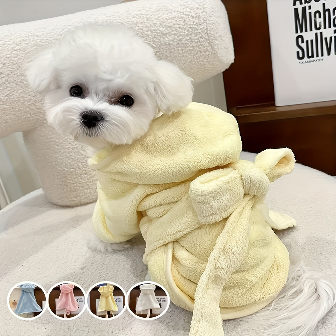 ultra absorbent bathrobe small dogs cats animals