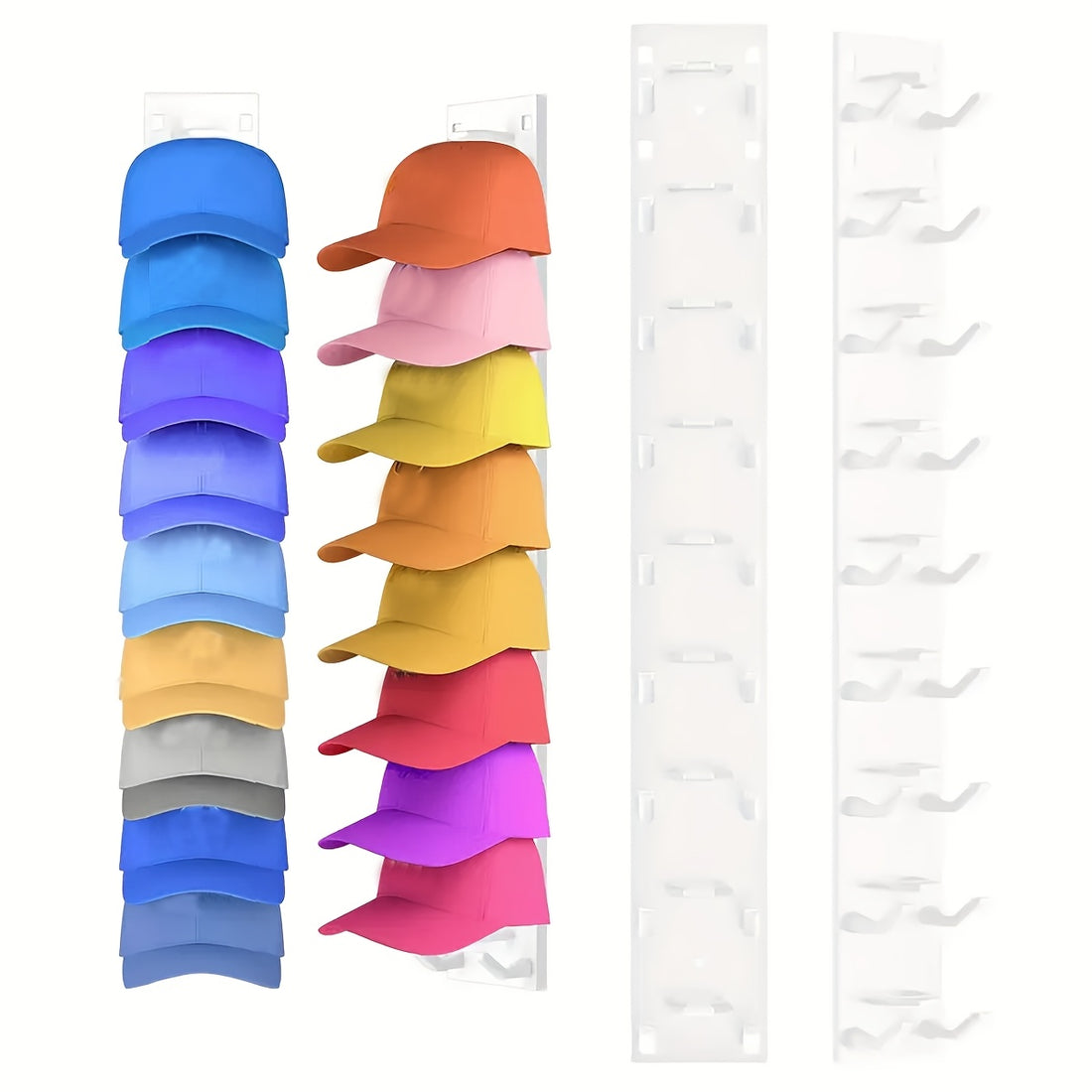 1 4pcs wall mounted hat rack organizer strong multi