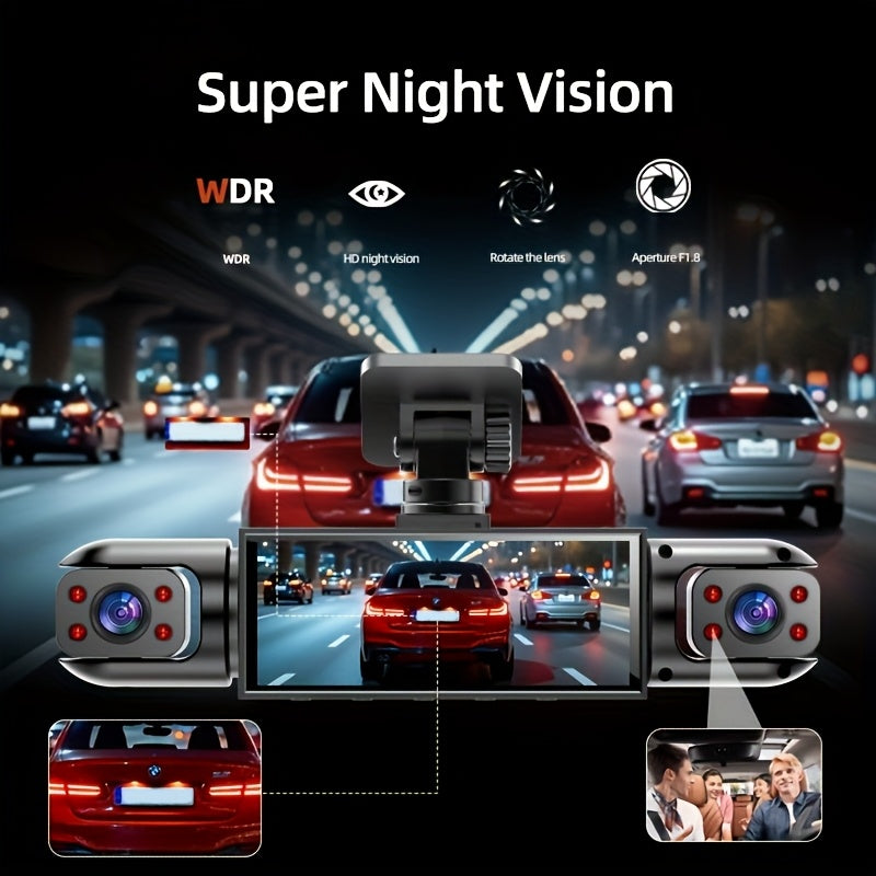axh 360 panoramic 3 4 lens channel 1080p hd safety