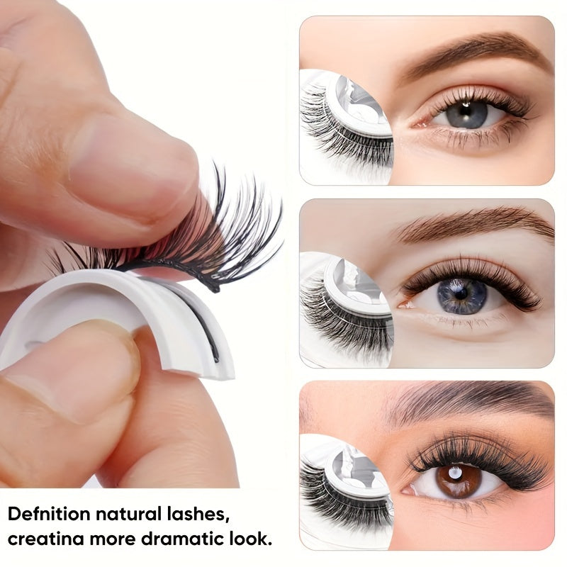 self false eyelashes 3 pairs set pre reusable