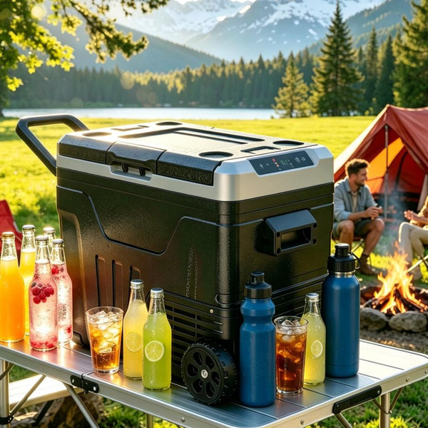 portable 12v 24v ac refrigerator freezer suitable car rv